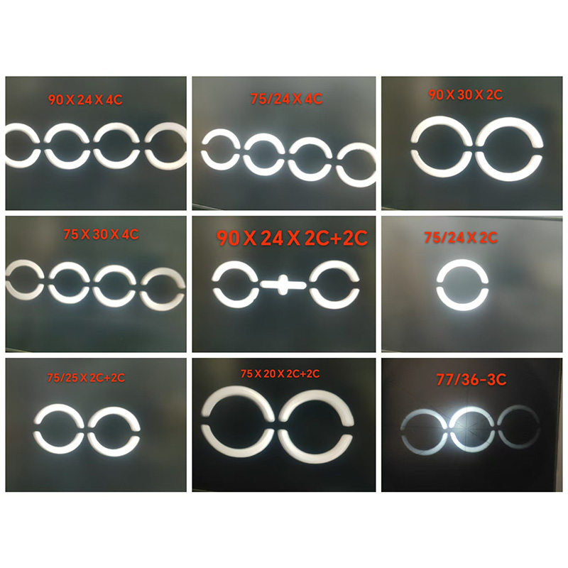 HOY coloratum seriem tinctum crimped concava